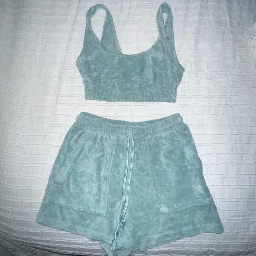 ZARA Aqua Towel-like Set